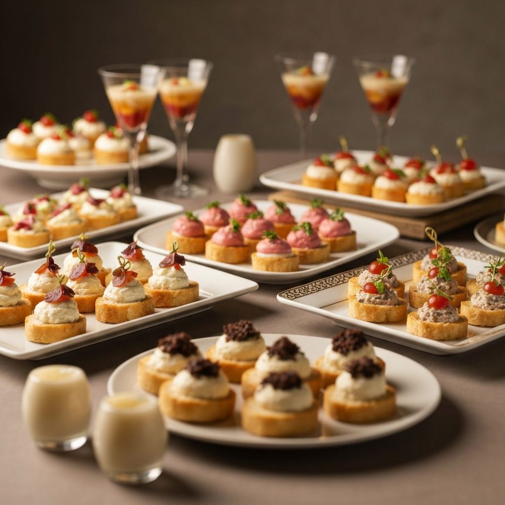 Kokteyl İkramlarında Sunum Sanatı