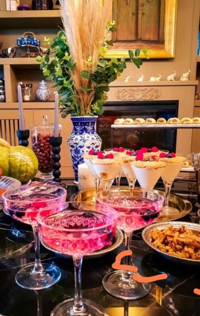 Kokteyl ve içecek sunumları