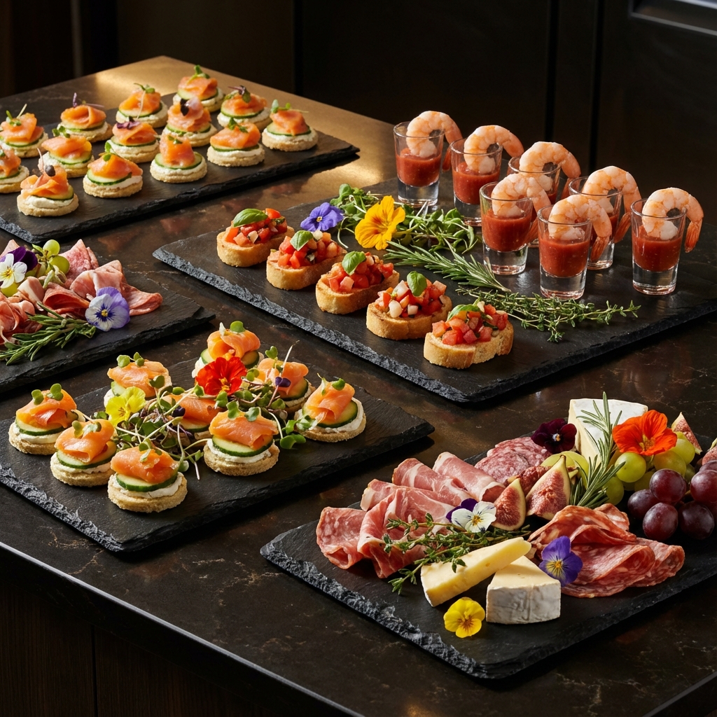 Kokteyl partisi mezeler