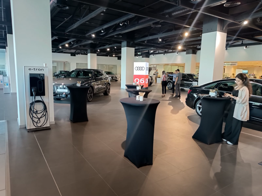 Audi showroom etkinlik catering
